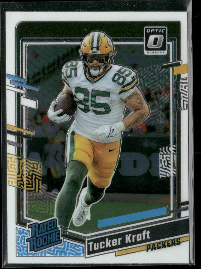 Tucker Kraft 2023 Donruss Optic #243 RC Green Bay Packers