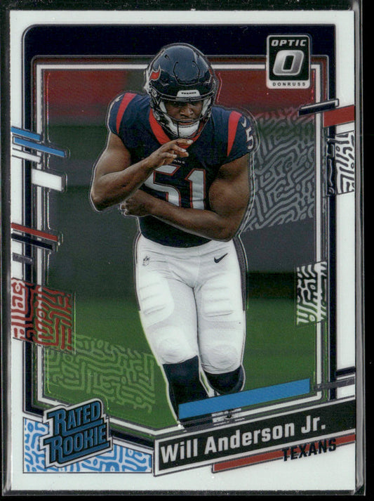 Will Anderson Jr. 2023 Donruss Optic #246 RC Houston Texans