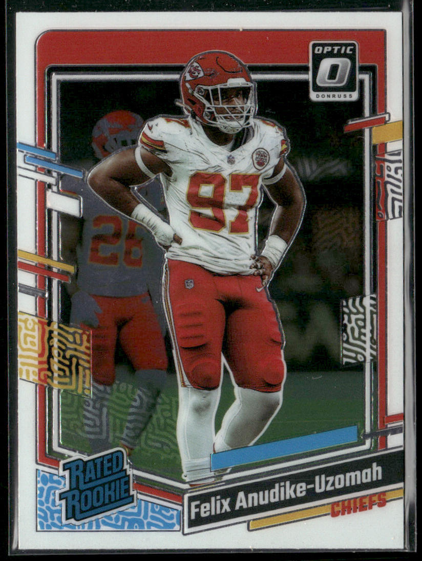 Felix Anudike-Uzomah 2023 Donruss Optic #256 RC Kansas City Chiefs