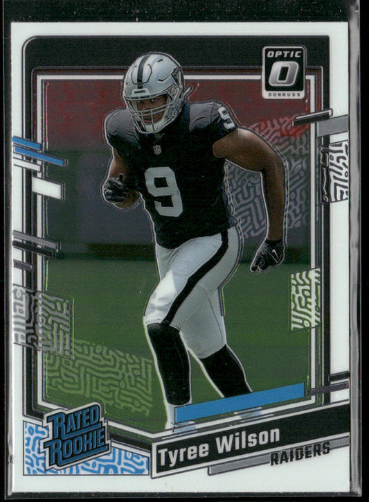 Tyree Wilson 2023 Donruss Optic #262 RC Las Vegas Raiders