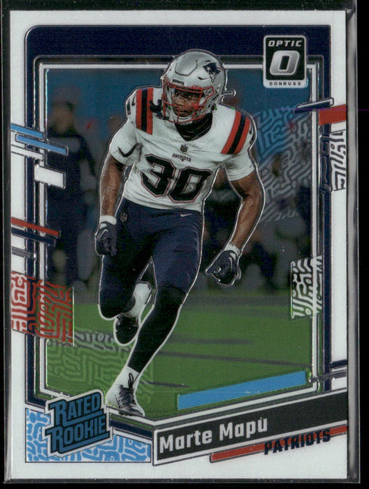 Marte Mapu 2023 Donruss Optic #275 RC New England Patriots
