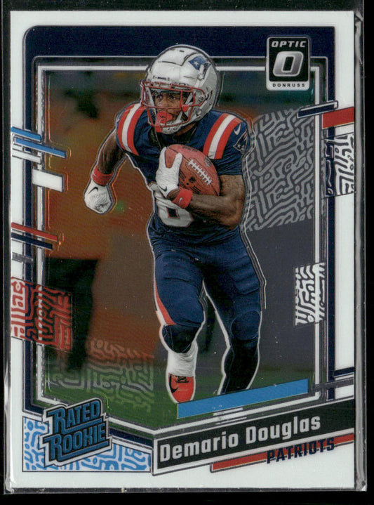 Demario Douglas 2023 Donruss Optic #300 RC New England Patriots
