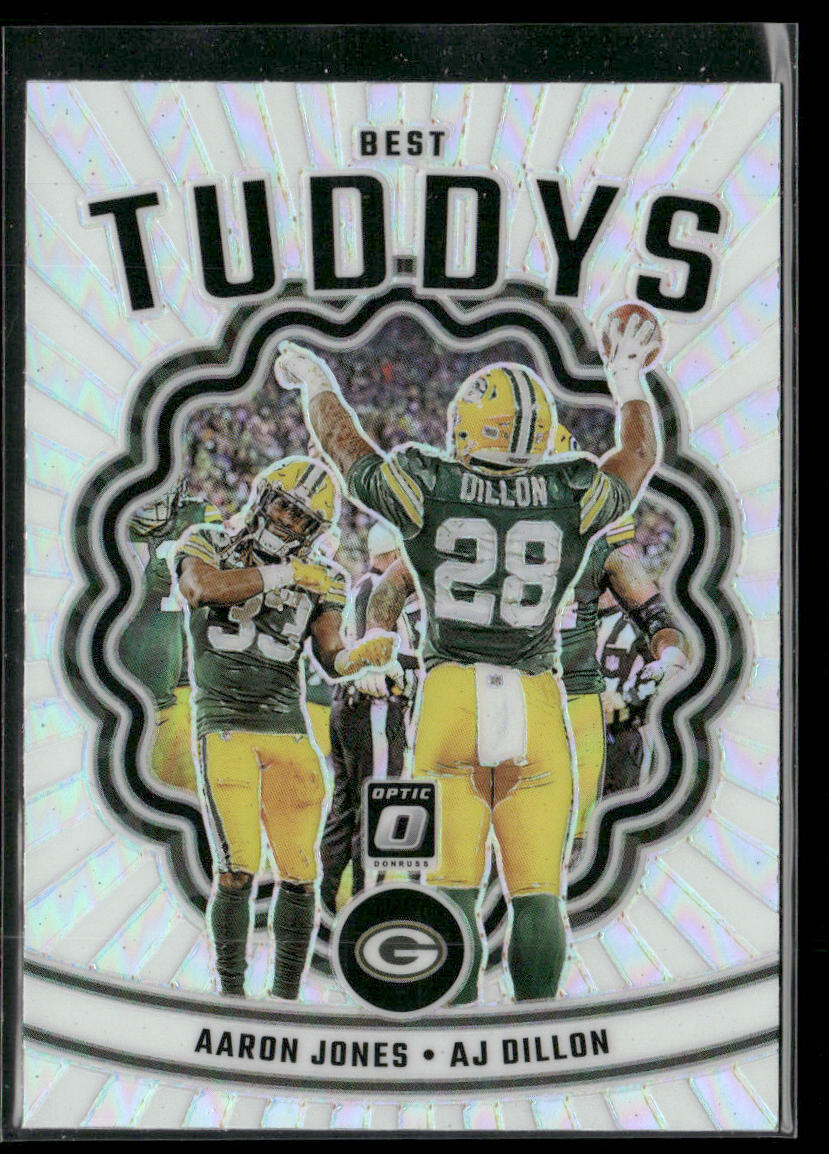 Aaron Jones / AJ Dillon 2023 Donruss Optic Best Tuddys #BT-AA Green Bay Packers