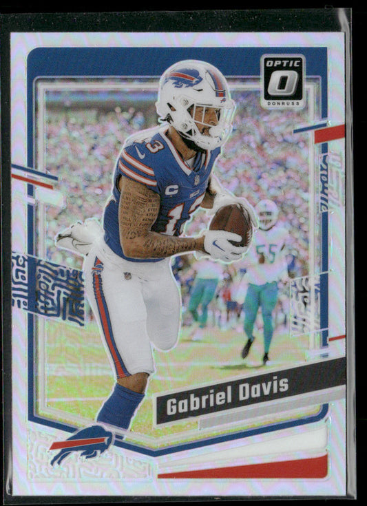 Gabriel Davis 2023 Donruss Optic Holo #20 Buffalo Bills