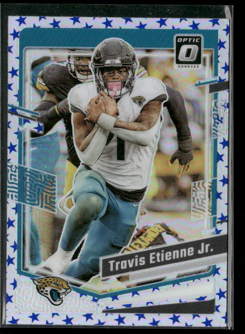 Travis Etienne Jr. 2023 Donruss Optic Stars #86 Jacksonville Jaguars