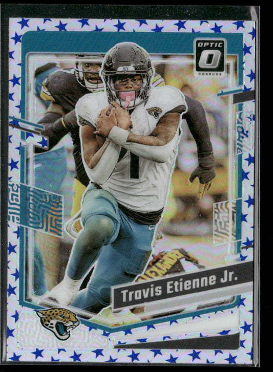 Travis Etienne Jr. 2023 Donruss Optic Stars #86 Jacksonville Jaguars