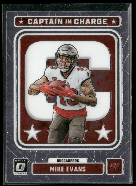 Mike Evans 2023 Donruss Optic Captain In Charge #CC-ME Tampa Bay Buccaneers