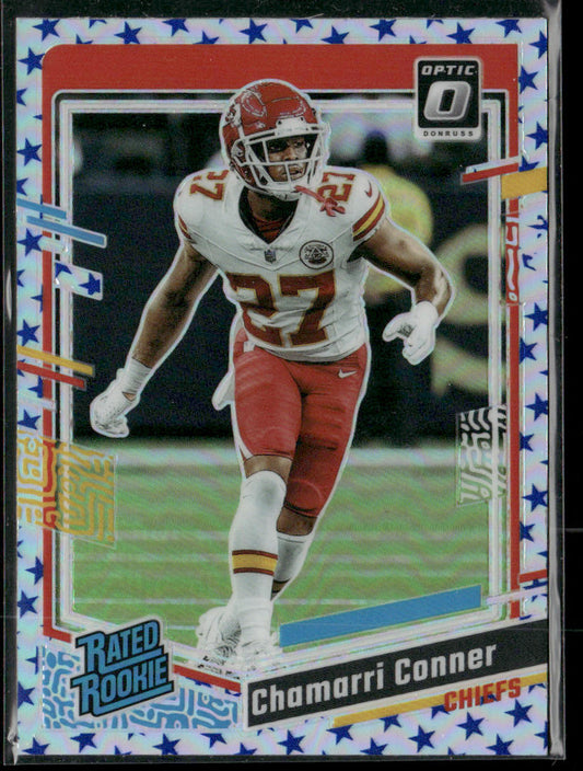 Chamarri Conner 2023 Donruss Optic Stars #255 RC Kansas City Chiefs
