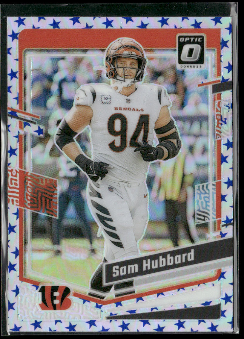 Sam Hubbard 2023 Donruss Optic Stars #44 Cincinnati Bengals