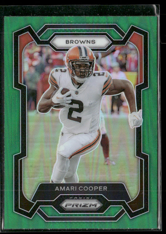 Amari Cooper 2023 Panini Prizm Green Wave #64 Cleveland Browns