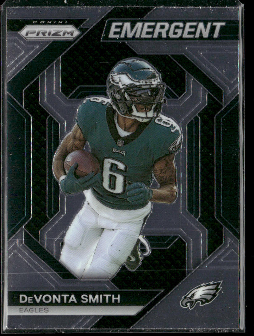 DeVonta Smith 2023 Panini Prizm Emergent #H-11 Philadelphia Eagles