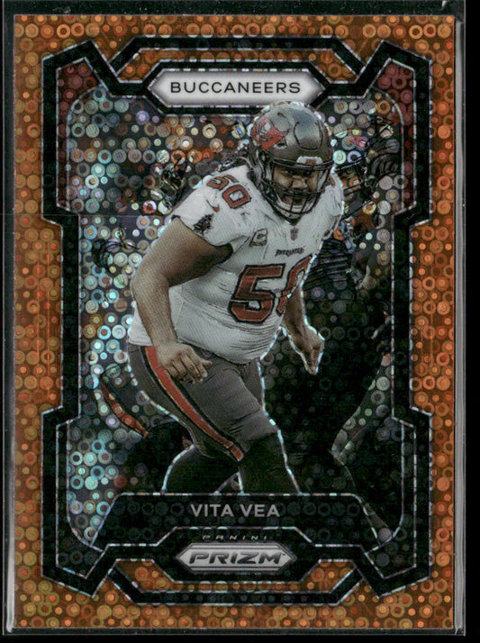 Vita Vea 2023 Panini Prizm Disco #282 Tampa Bay Buccaneers