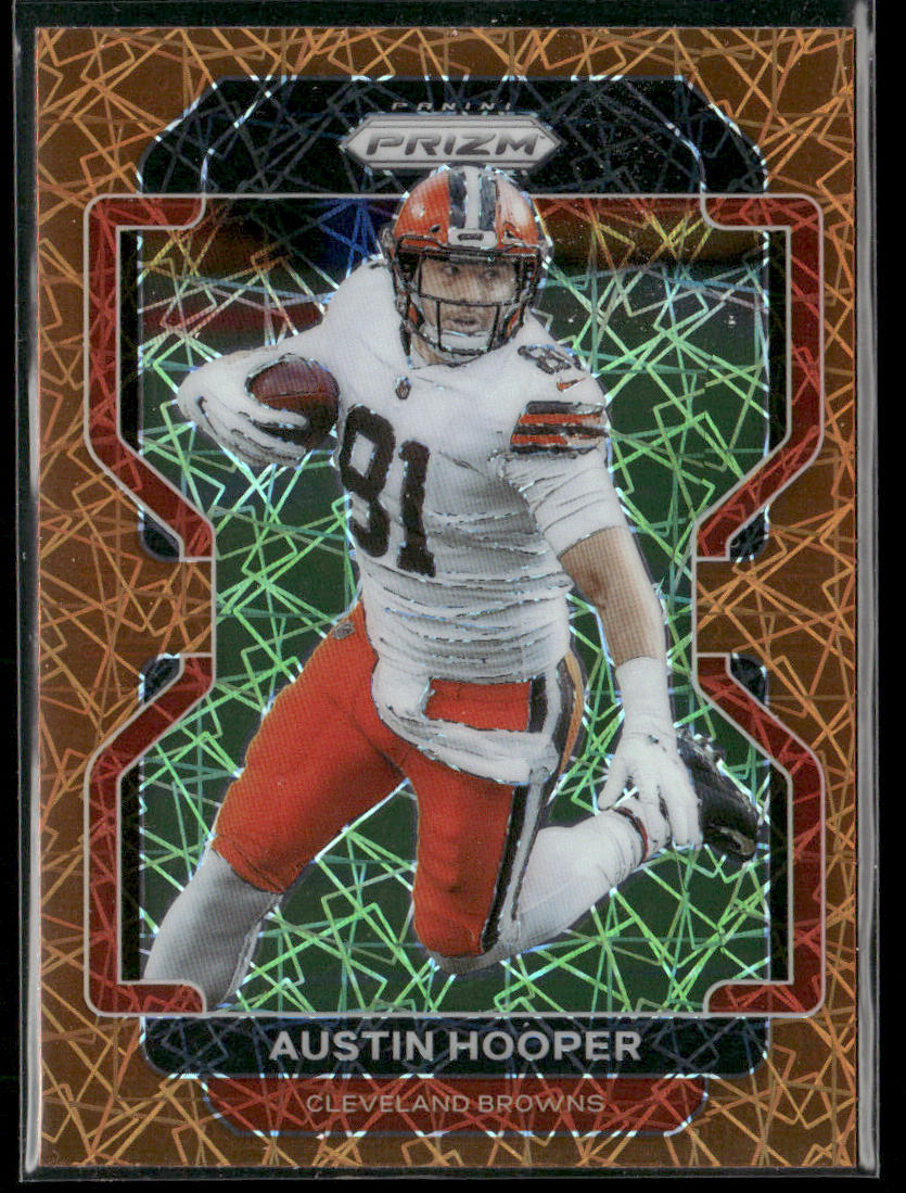 Austin Hooper 2021 Panini Prizm Lazer #262 Cleveland Browns