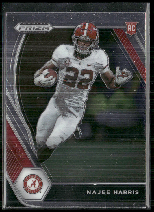Najee Harris 2021 Panini Prizm Draft Picks Collegiate #102 Alabama Crimson Tide