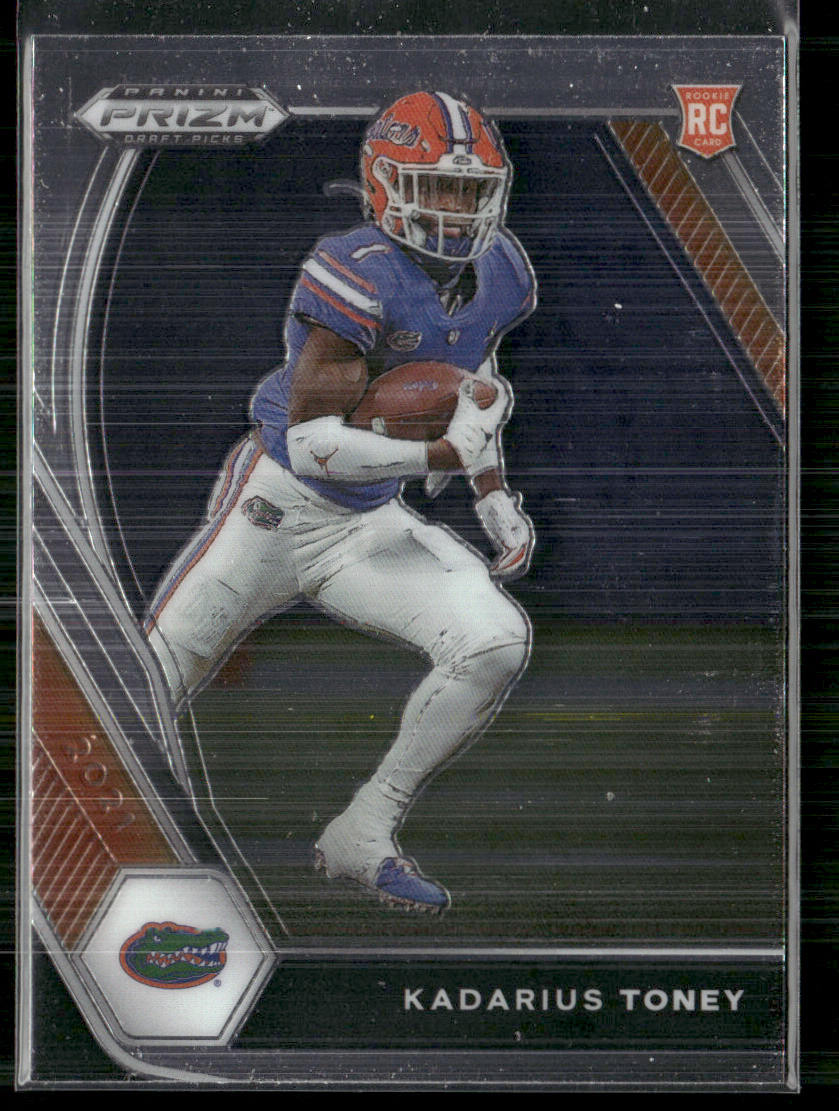 Kadarius Toney 2021 Panini Prizm Draft Picks Collegiate #117 Florida Gators