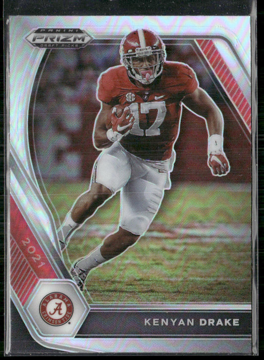 Kenyan Drake 2021 Panini Prizm Draft Picks Collegiate Silver #82