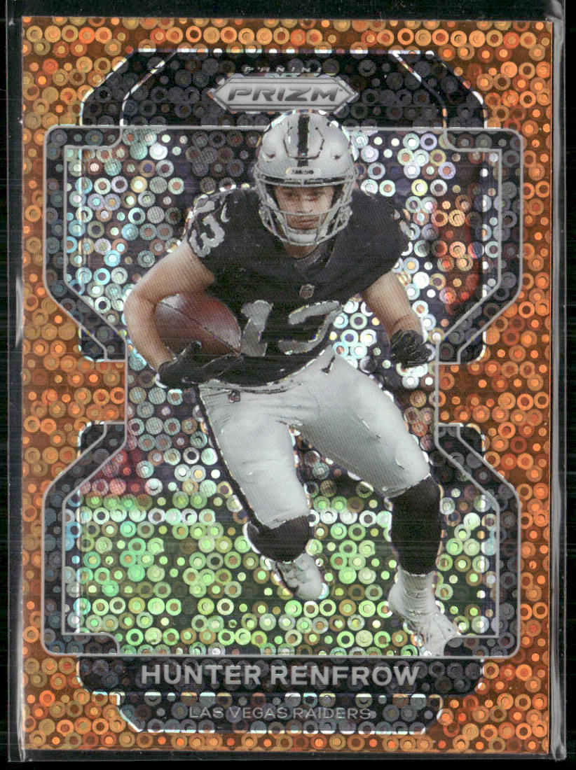Hunter Renfrow 2021 Panini Prizm Disco #176 Las Vegas Raiders