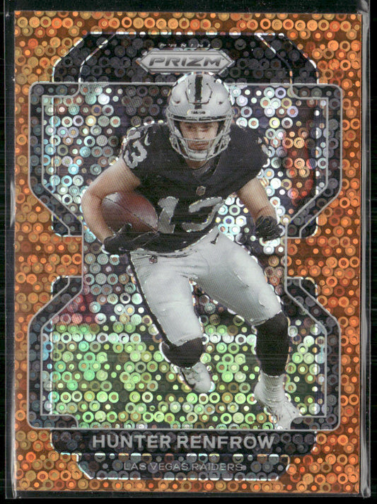 Hunter Renfrow 2021 Panini Prizm Disco #176 Las Vegas Raiders