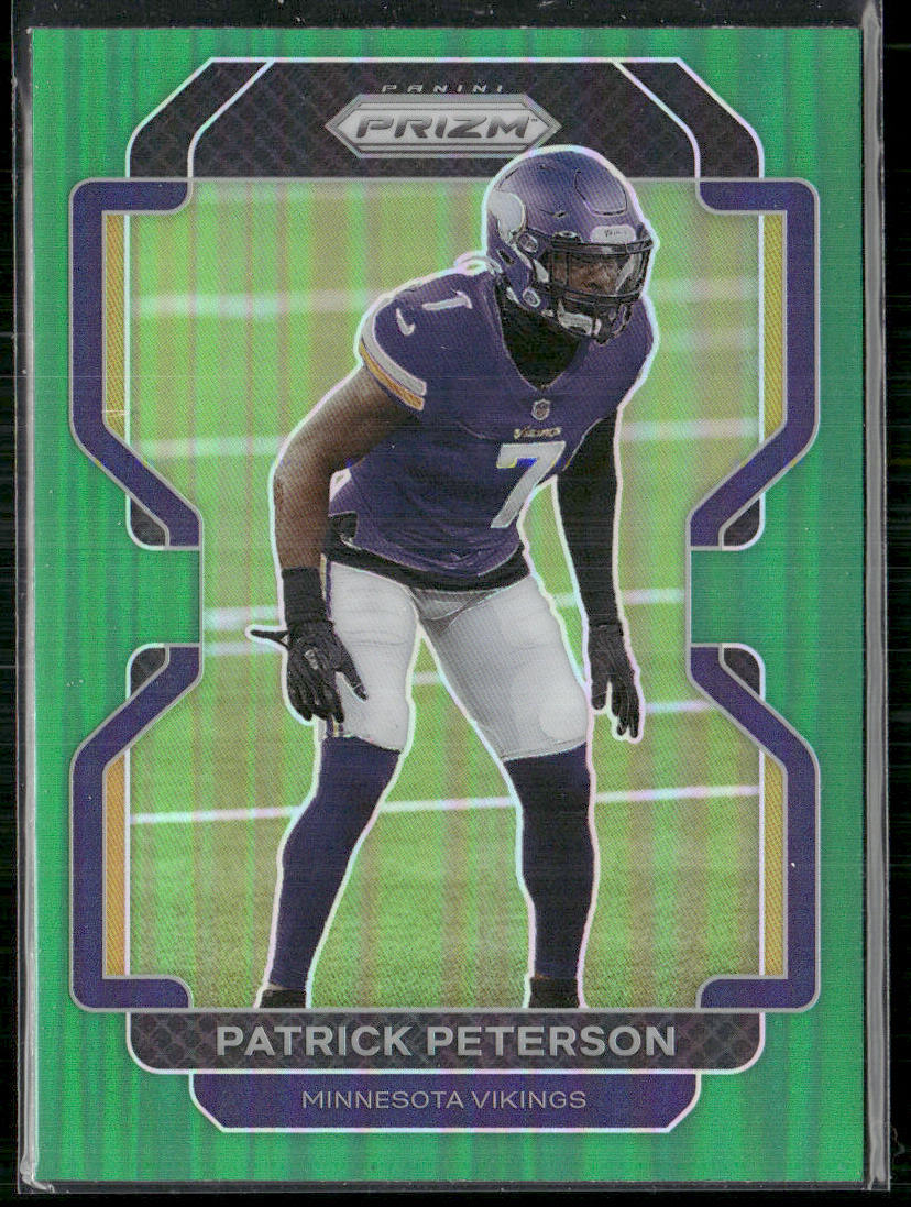 Patrick Peterson 2021 Panini Prizm Green #132 Minnesota Vikings