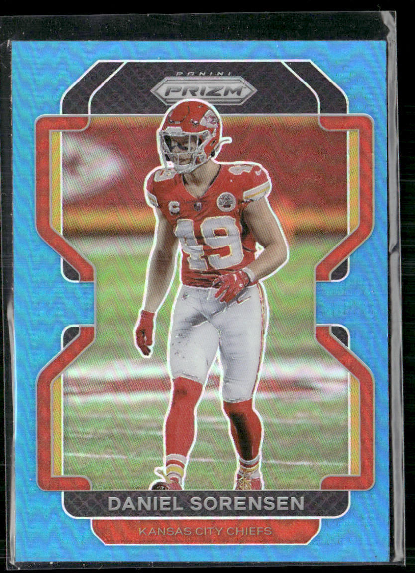 Daniel Sorensen 2021 Panini Prizm Light Blue #193 Kansas City Chiefs