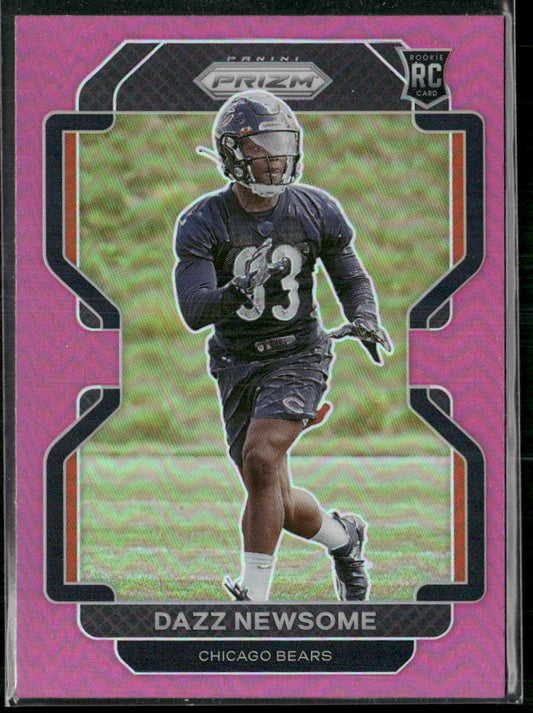 Dazz Newsome 2021 Panini Prizm Pink #427 RC Chicago Bears