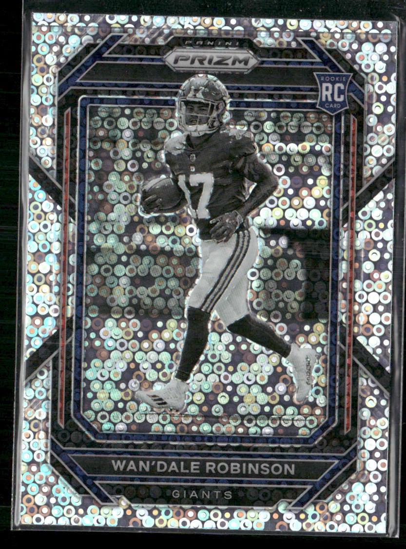 Wan'Dale Robinson 2022 Panini Prizm White Sparkle #315 RC New York Giants