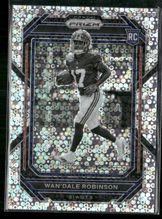 Wan'Dale Robinson 2022 Panini Prizm White Sparkle #315 RC New York Giants