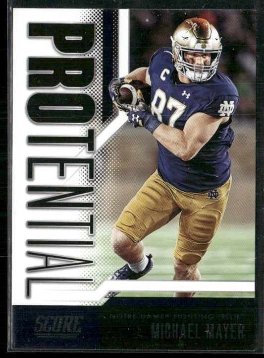 Michael Mayer 2023 Score Protential #19 Notre Dame Fighting Irish