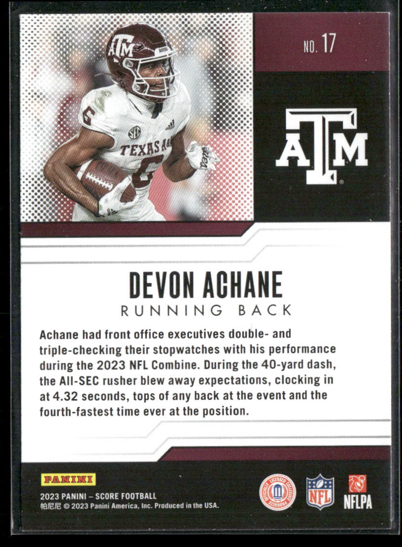 De'Von Achane 2023 Score Protential #17 Texas A&M Aggies