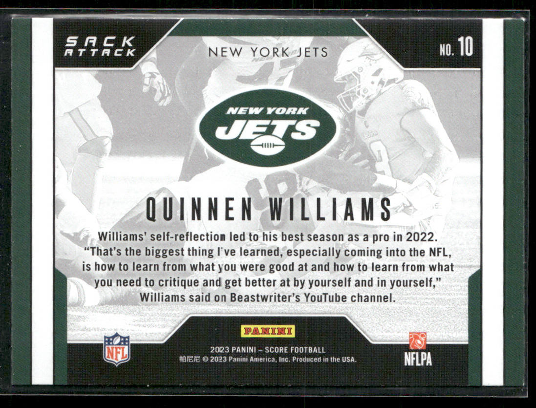 Quinnen Williams 2023 Score Sack Attack #10 New York Jets