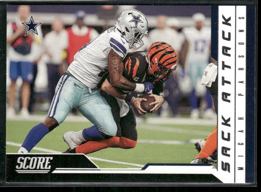 Micah Parsons 2023 Score Sack Attack #6 Dallas Cowboys