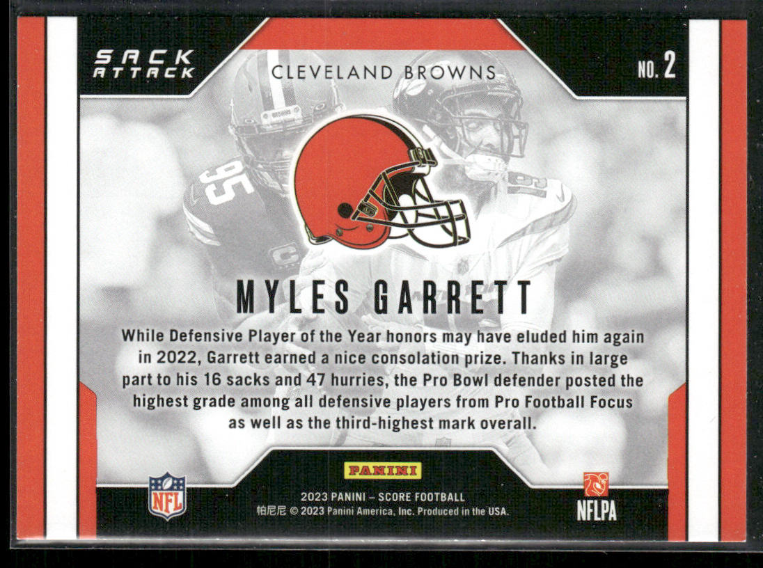 Myles Garrett 2023 Score Sack Attack #2 Cleveland Browns