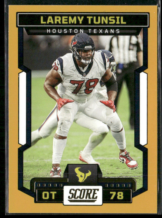 Laremy Tunsil 2023 Score Gold #6 Houston Texans