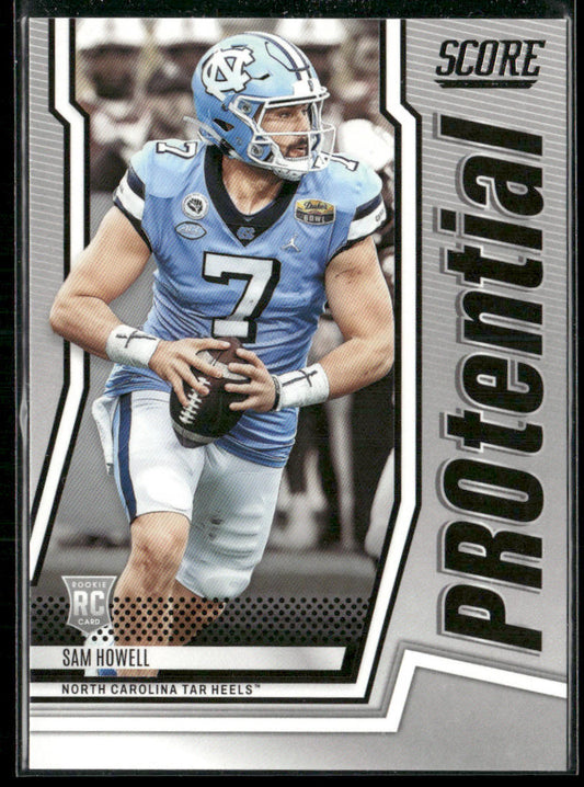 Sam Howell 2022 Score PROtential #P-SH North Carolina Tar Heels