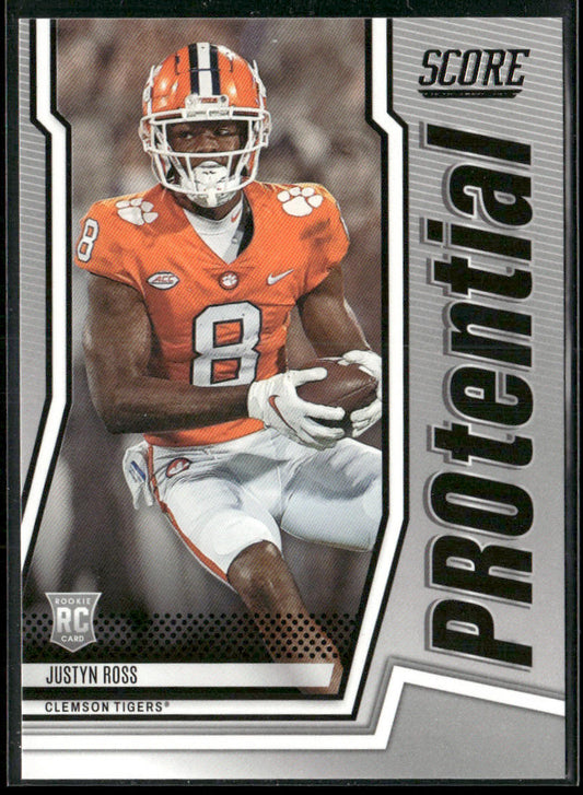 Justyn Ross 2022 Score PROtential #P-JR Clemson Tigers