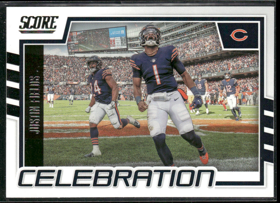 Justin Fields 2022 Score Celebration #C-JF Chicago Bears