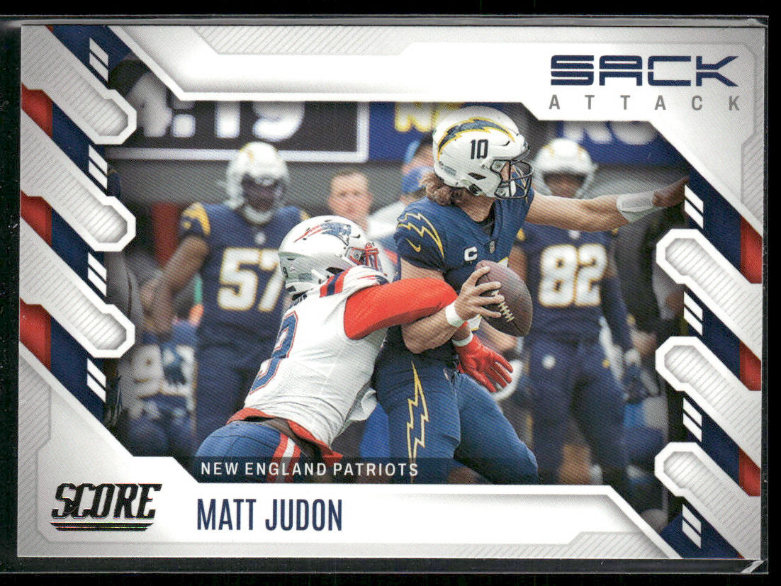 Matt Judon 2022 Score Sack Attack #SA-MJ New England Patriots