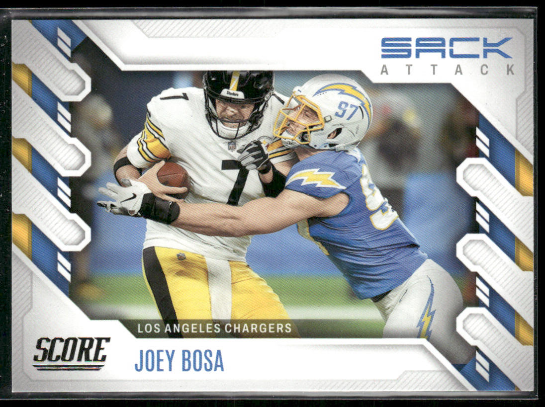 Joey Bosa 2022 Score Sack Attack #SA-JB Los Angeles Chargers