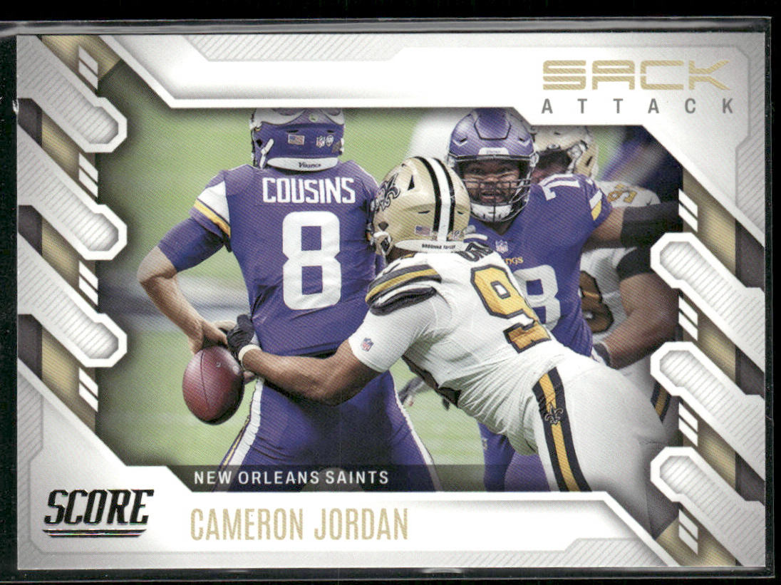 Cameron Jordan 2022 Score Sack Attack #SA-CJ New Orleans Saints