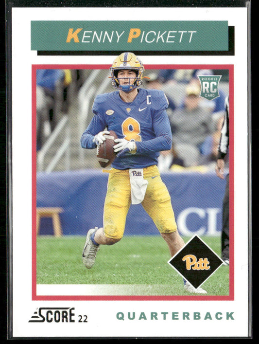 Kenny Pickett 2022 Score 1992 Throwback Rookie #TB1 Pittsburgh Panthers