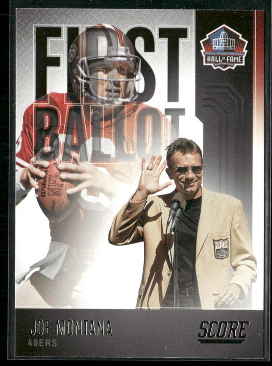 Joe Montana 2022 Score #FB-JM San Francisco 49ers