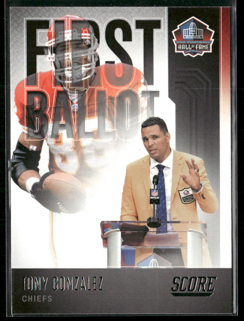 Tony Gonzalez 2022 Score First Ballot #FB-TG Kansas City Chiefs