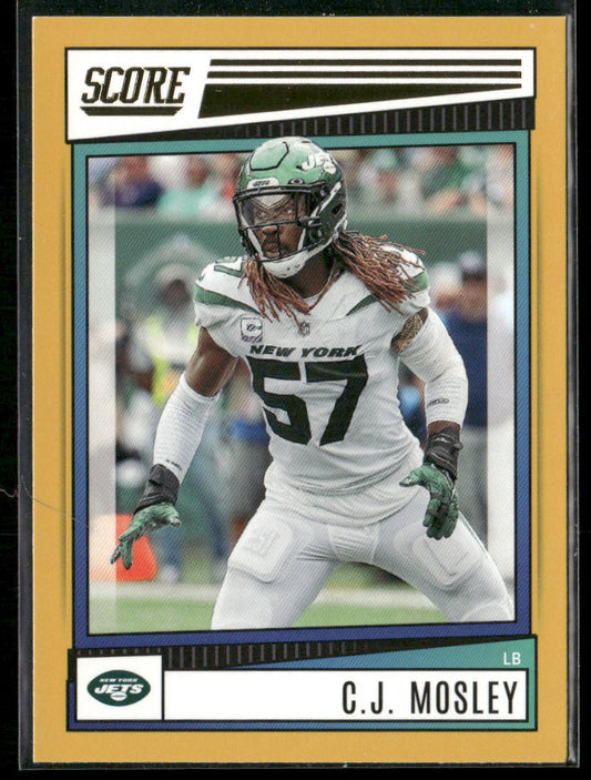 C.J. Mosley 2022 Score Gold #298 New York Jets