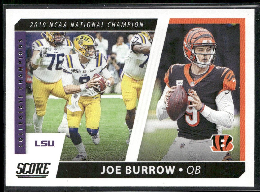 Joe Burrow 2021 Score Collegiate Champions #CC1