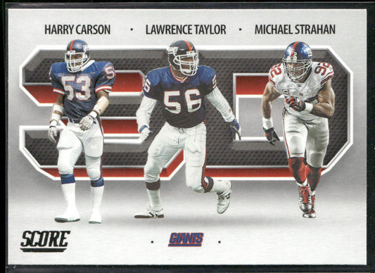 Harry Carson / Lawrence Taylor / Michael Strahan 2021 Score 3D #3D12