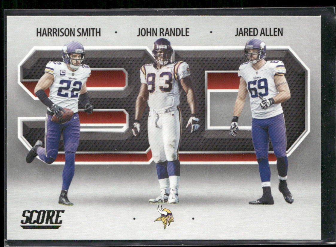 Harrison Smith / John Randle / Jared Allen 2021 Score 3D #3D13