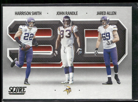 Harrison Smith / John Randle / Jared Allen 2021 Score 3D #3D13