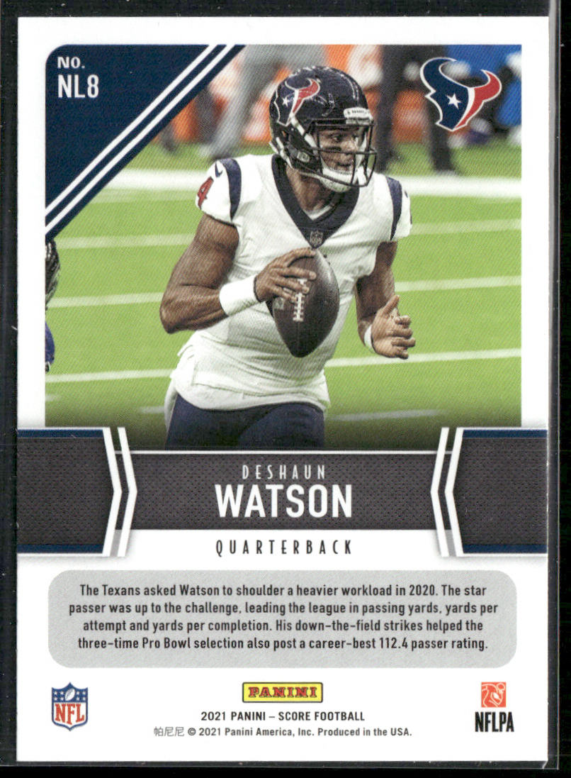 Deshaun Watson 2021 Score Next Level Stats #NL8 Houston Texans