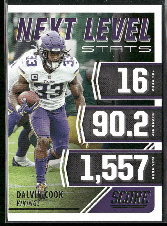 Dalvin Cook 2021 Score Next Level Stats #NL16 Minnesota Vikings