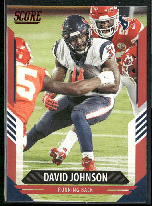 David Johnson 2021 Score Red #156 Houston Texans